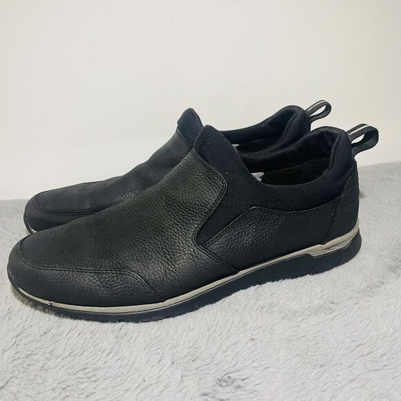 Johnston & Murphy Other - Johnston Murphy Shoes Mens 12M Black Leather XC4 Slip On Comfort Waterproof
